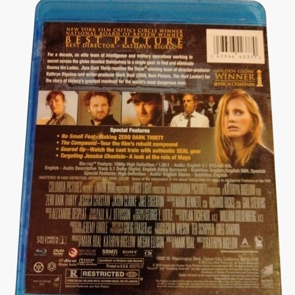 Zero Dark Thirty Blu ray DVD 2012 2 Disc Set - Picture 2 of 7